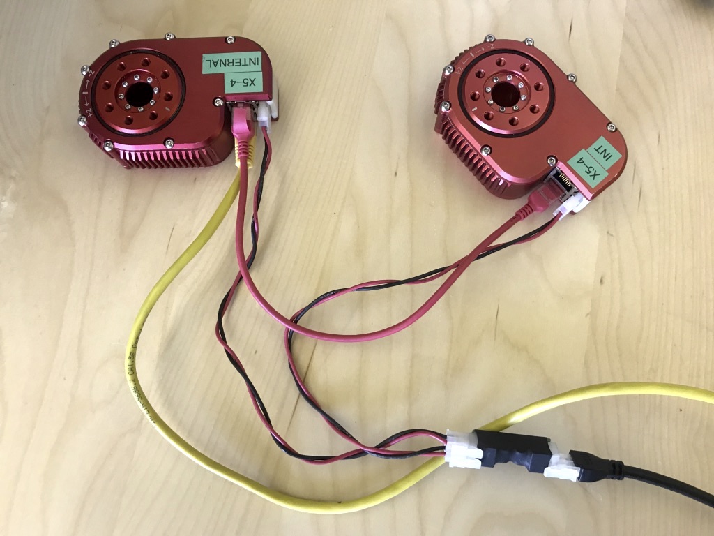 two actuators