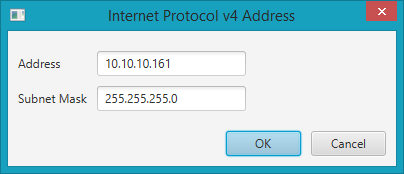 set address dialog